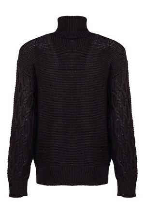 Black wool blend sweater MAURO GRIFONI | GT110032137003